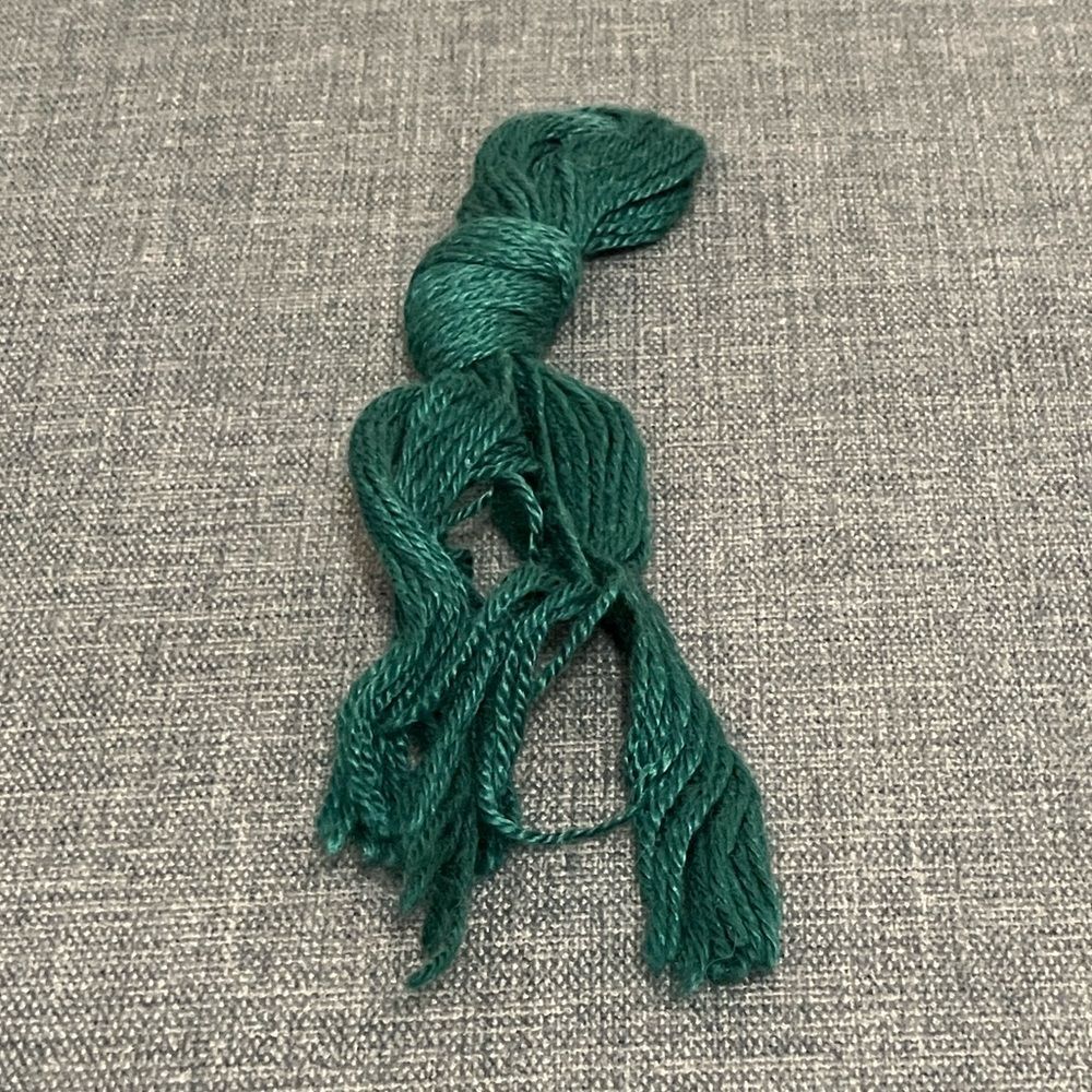 Green Needlepoint Thread Yarn